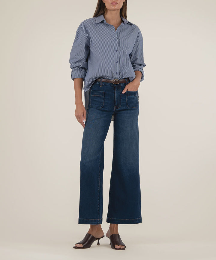 Meg Wide Leg Jeans- Contentment