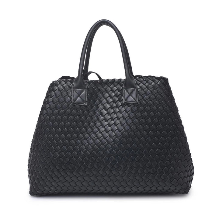 Ithaca Woven Tote - Black
