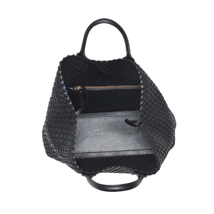Ithaca Woven Tote - Black
