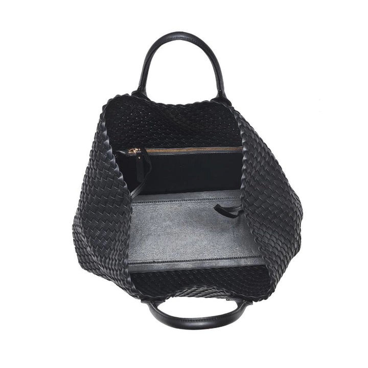 Ithaca Woven Tote - Black