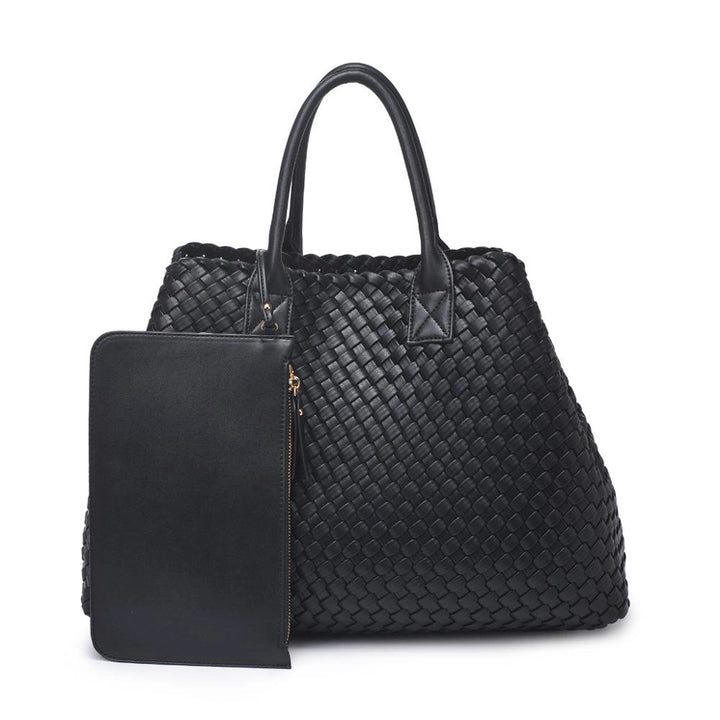 Ithaca Woven Tote - Black