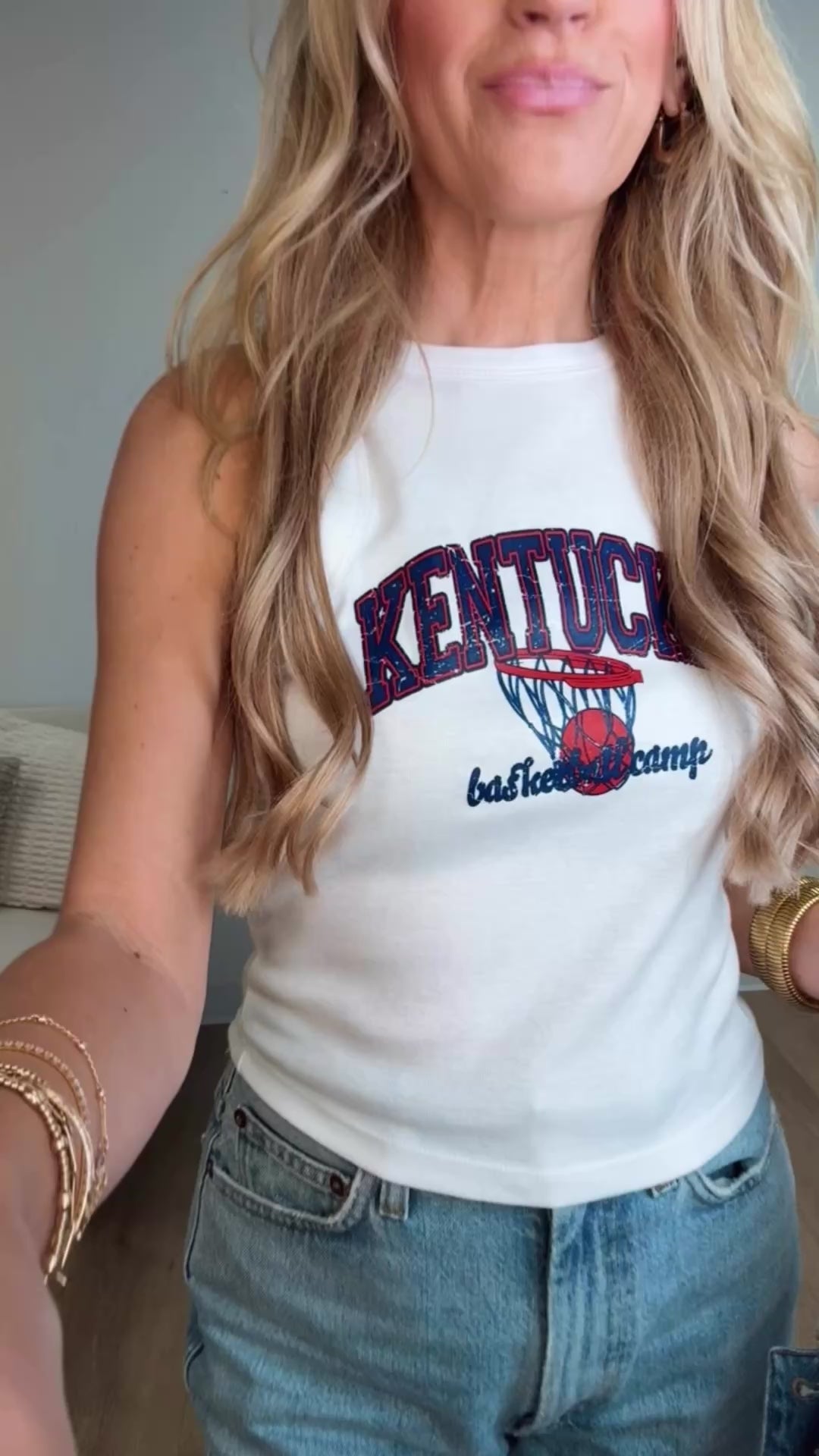 Kentucky Basketball Camp Tank(FINAL SALE)
