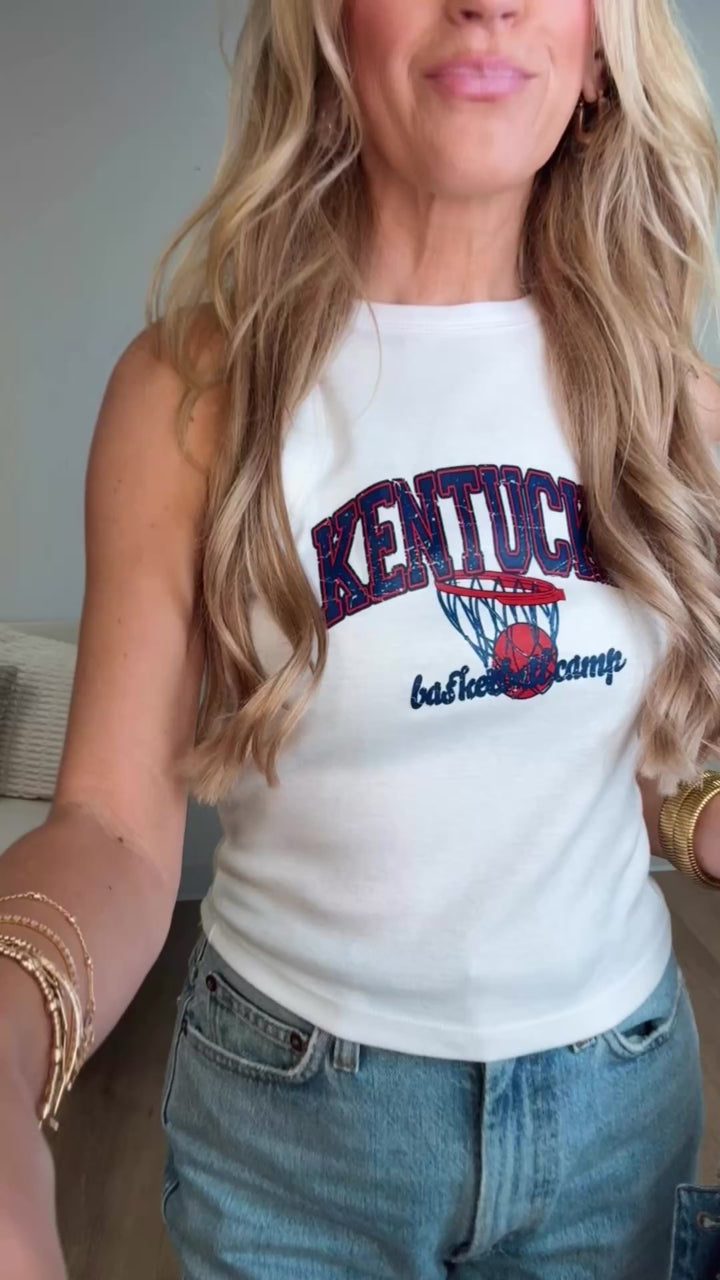 Kentucky Basketball Camp Tank(FINAL SALE)