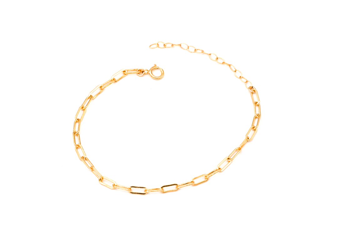 Solid Link Chain Bracelet