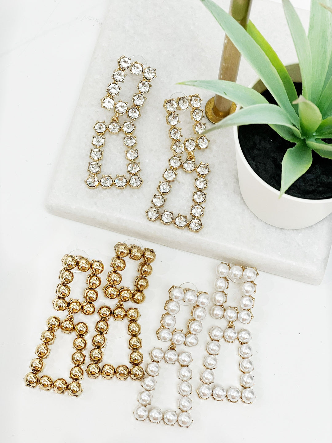 Shape Up Drop Earrings