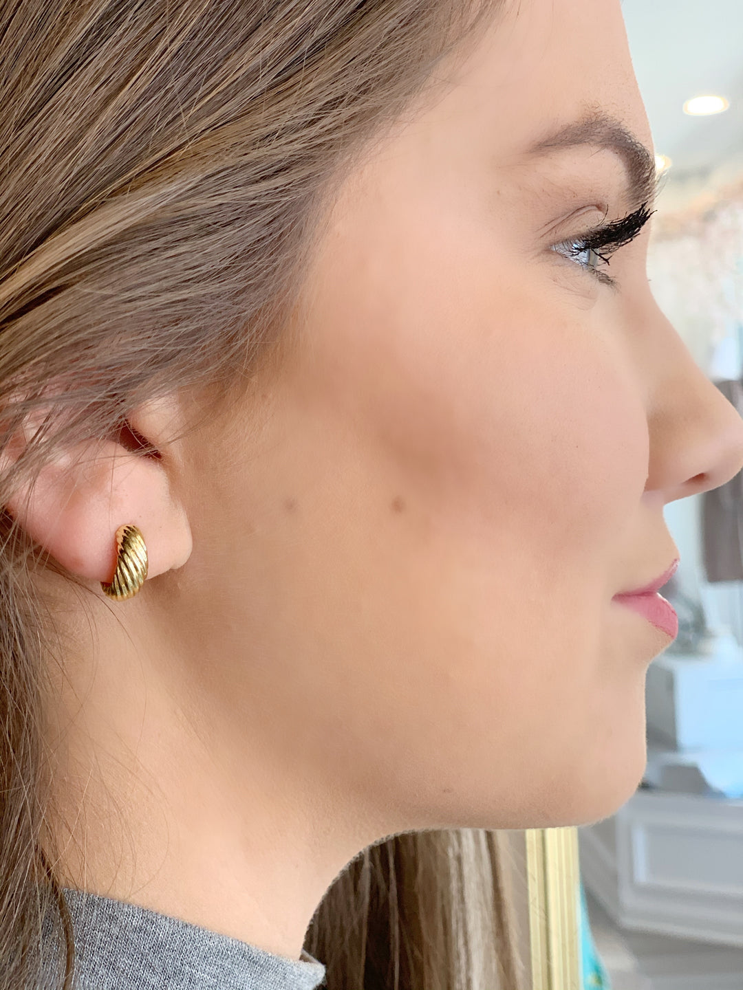 C'est Hoop- Gold Plated