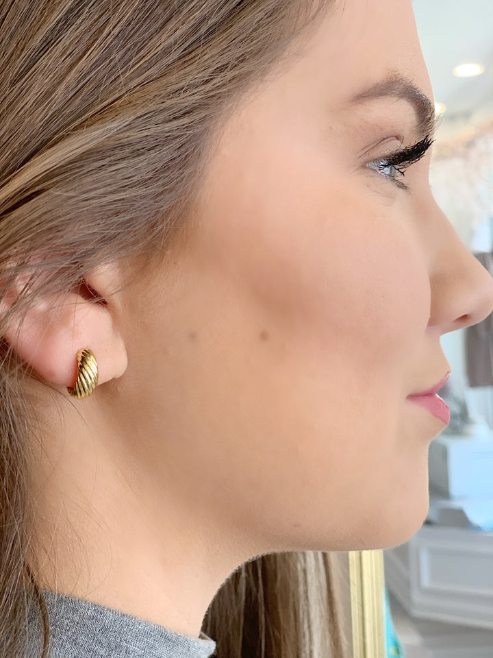 C'est Hoop- Gold Plated