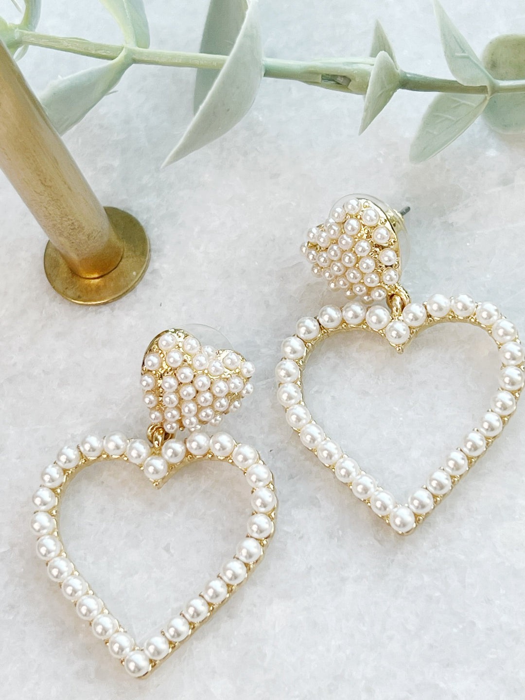 Covered In Love Pearl Earrings