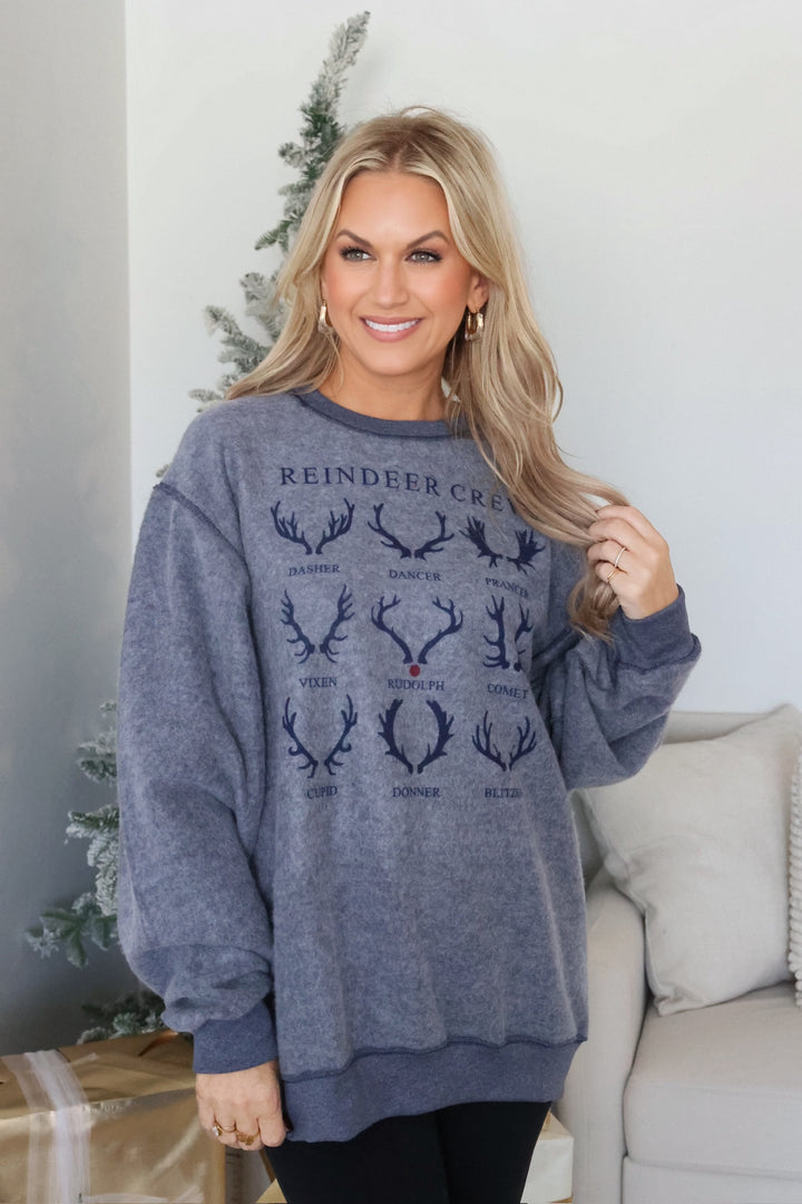 Reindeer Crew Sweatshirt
