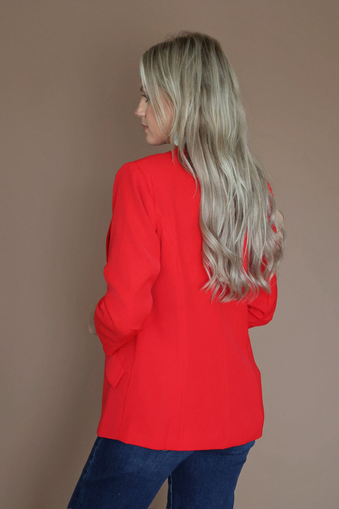 Boardroom Blazer -Red