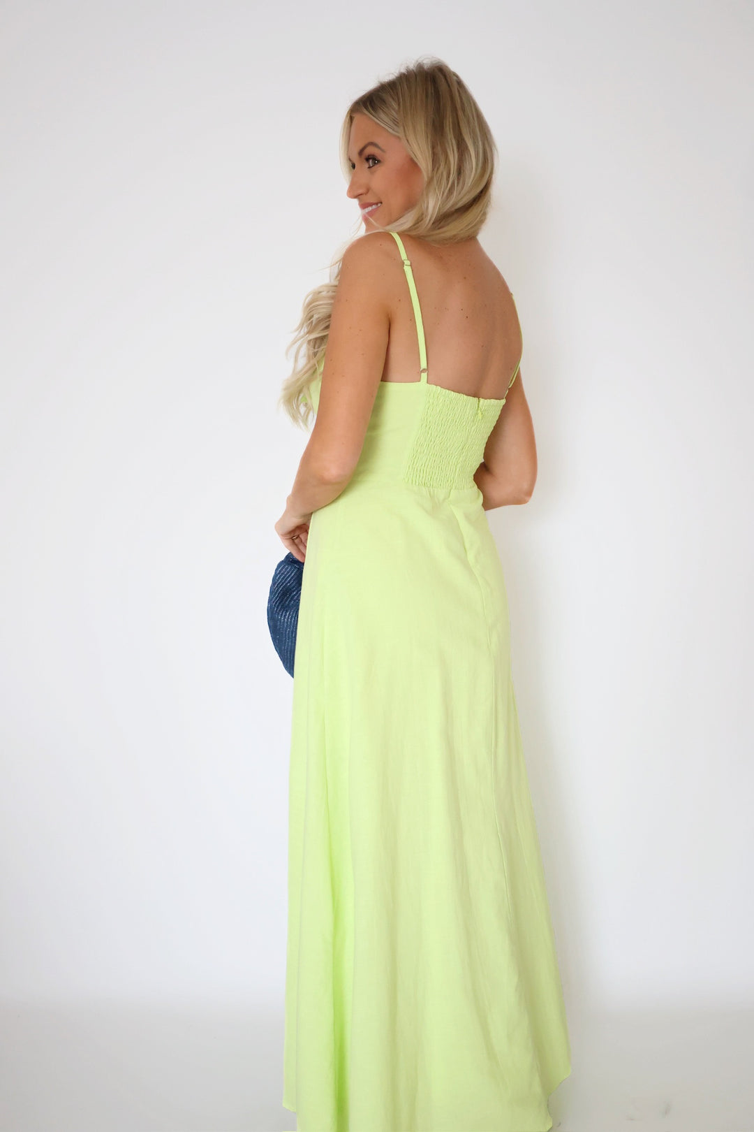 Nellie Linen Midi Dress