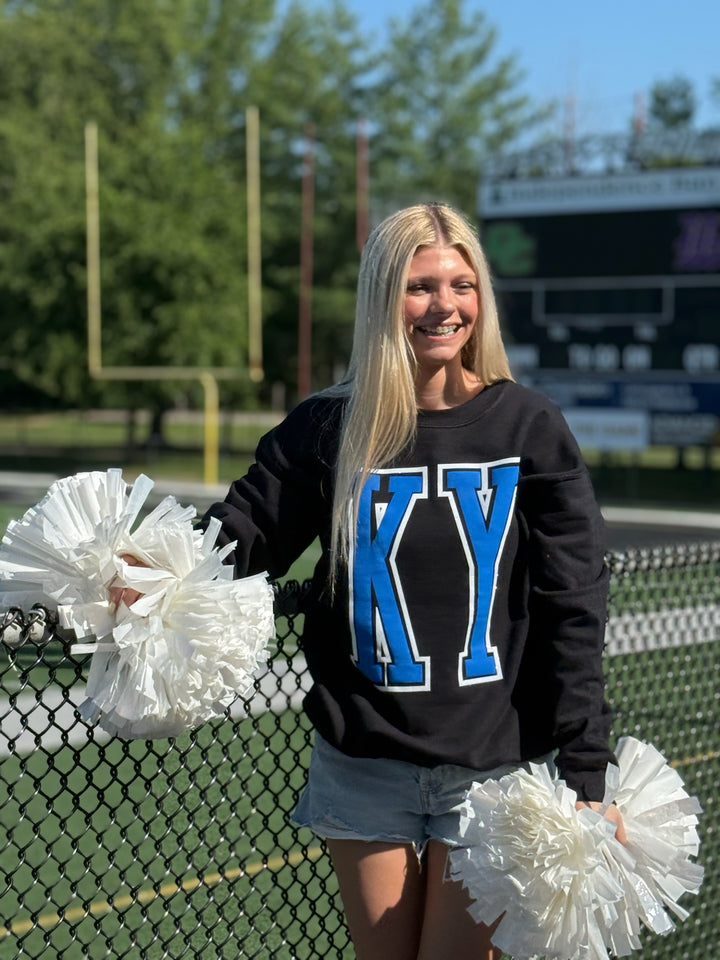 KY Puff Glitter Sweatshirt
