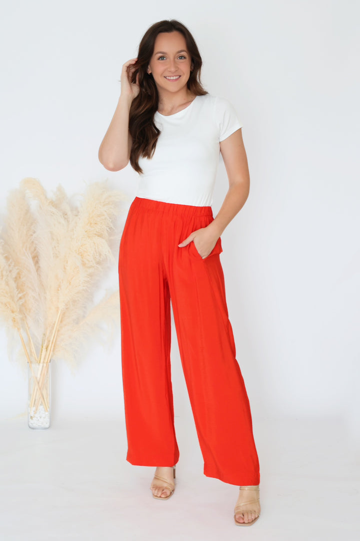 Paris Lounge Pant - Pimento(FINAL SALE)