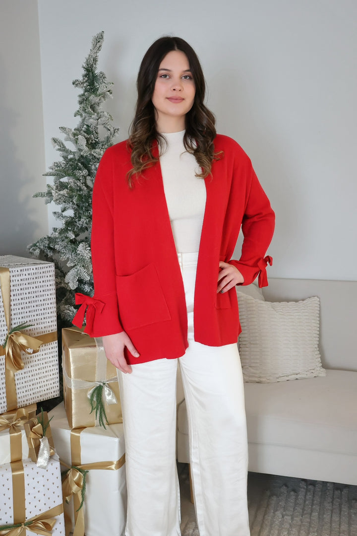 Heavenly Luxe Bow Cardigan