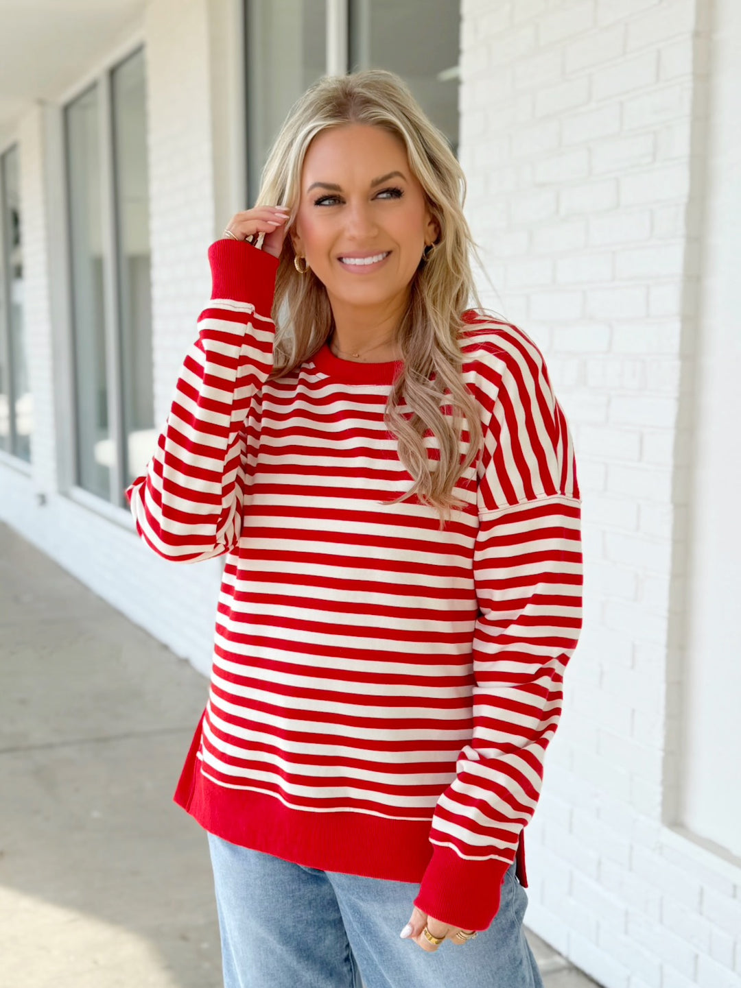 Carter Sweatshirt- Red
