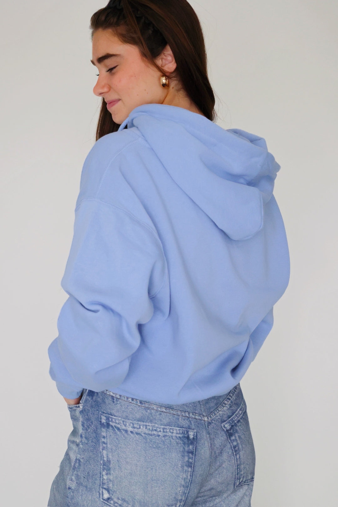 Fleece Half Zip Hoodie