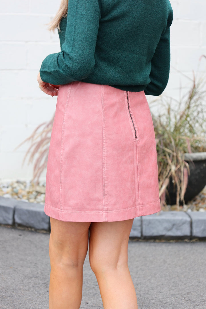 Russel Leather Skirt