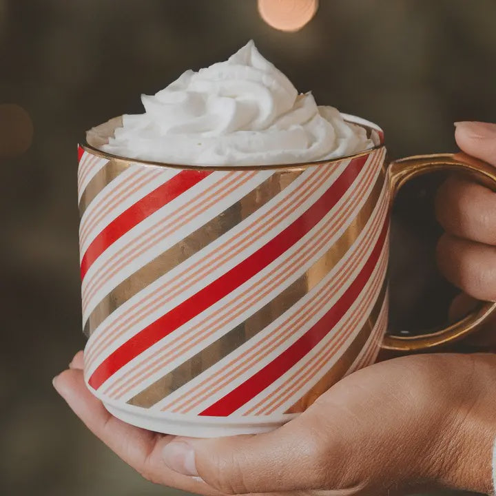 Candy Cane Coffee Mug (FINAL SALE)