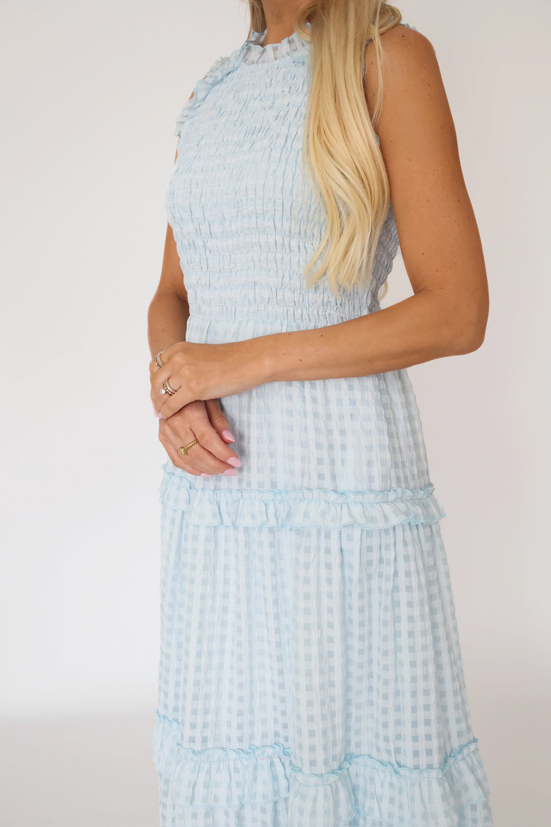 Gigi Gingham Maxi Dress