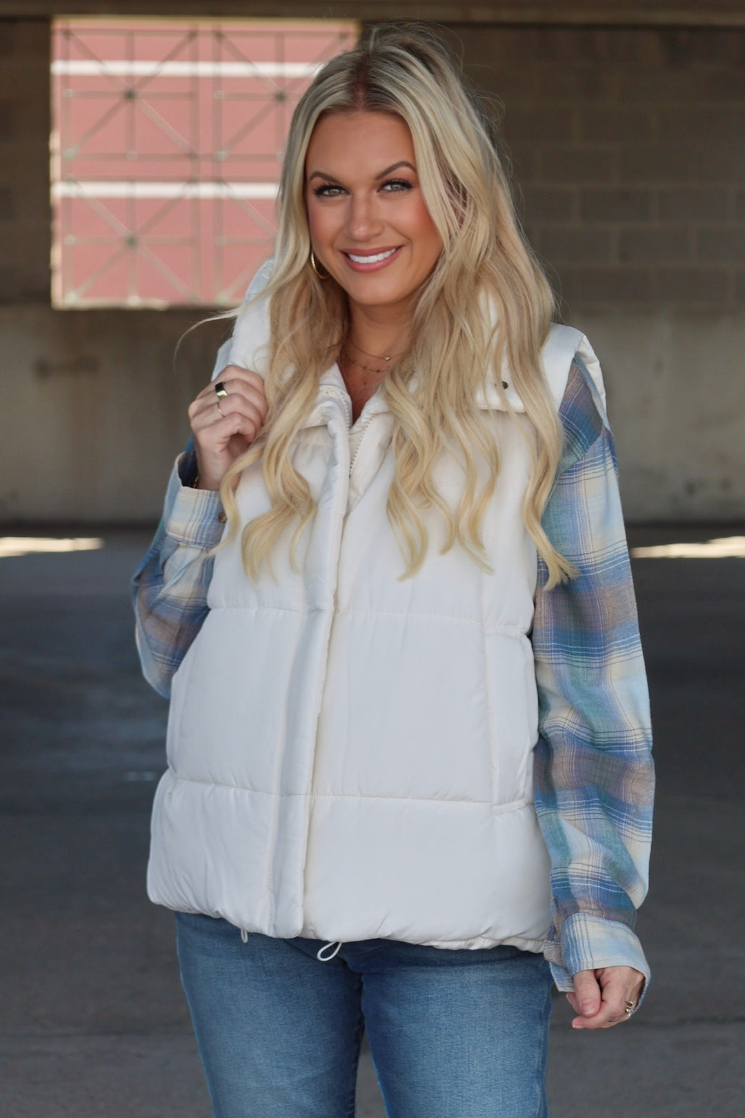 Divided Plaid Shirt