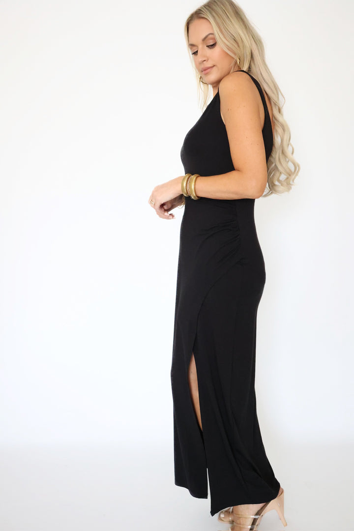 Valencia Midi Dress - Black