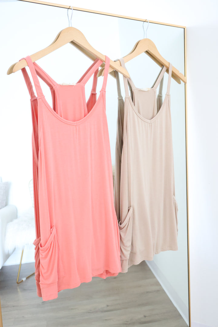 Payne Romper-Taupe (FINAL SALE)