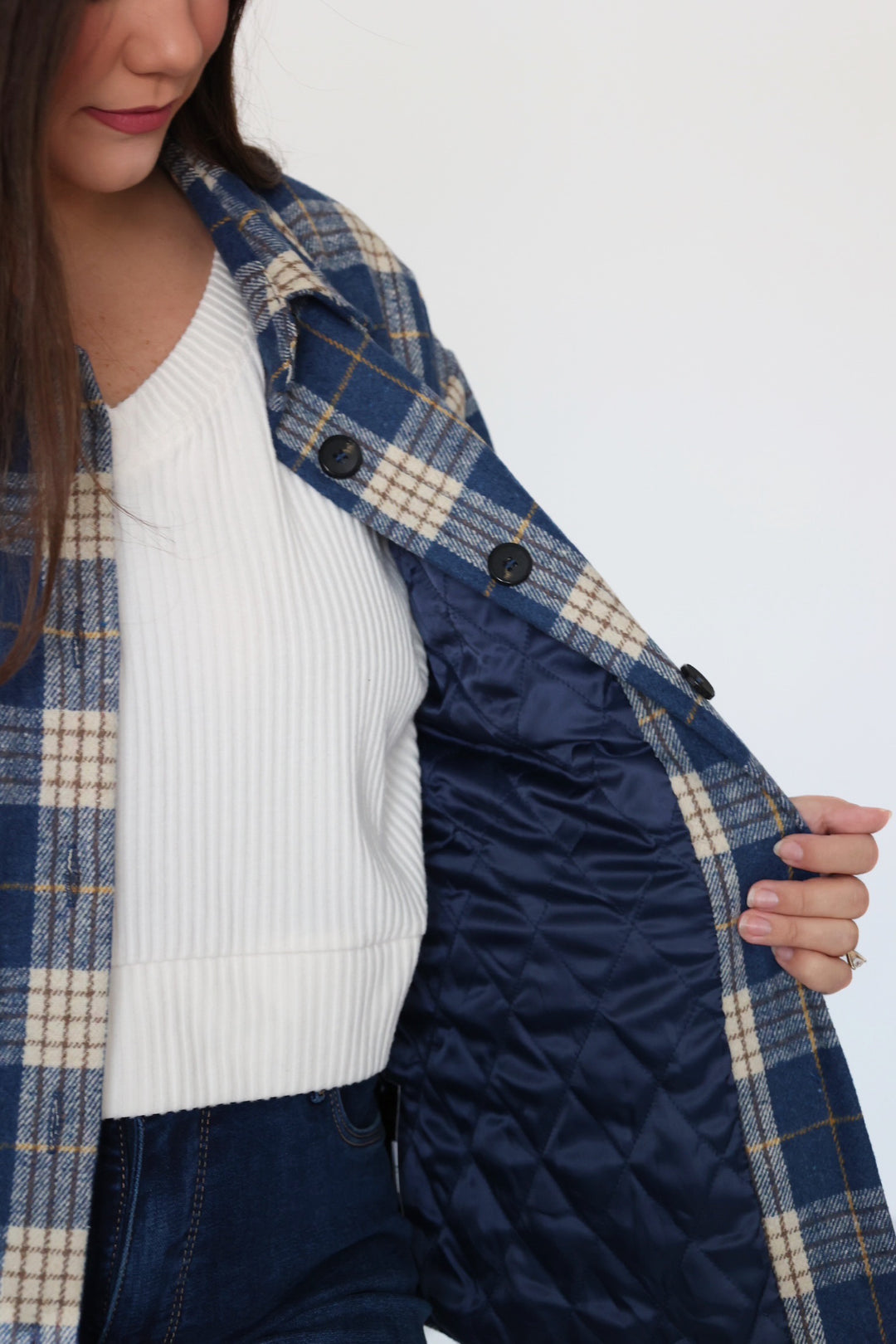 Hallie Plaid Shacket