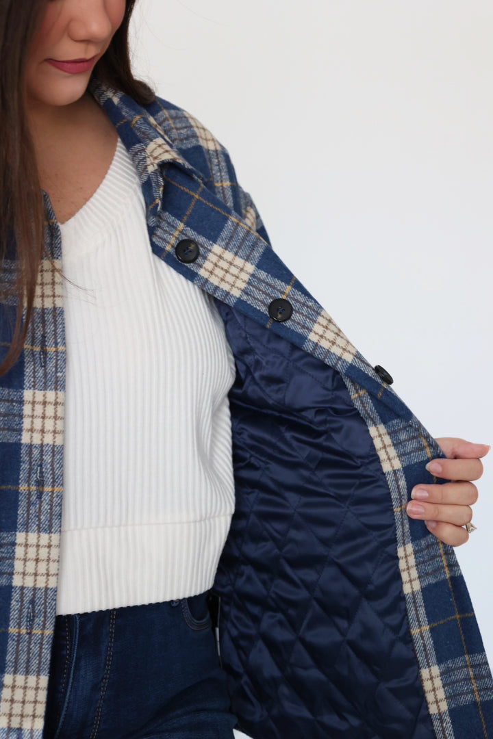 Hallie Plaid Shacket