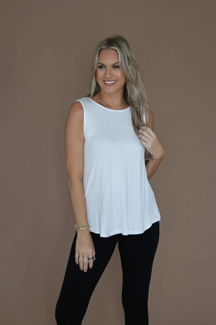 Erin Pleat Back Tank