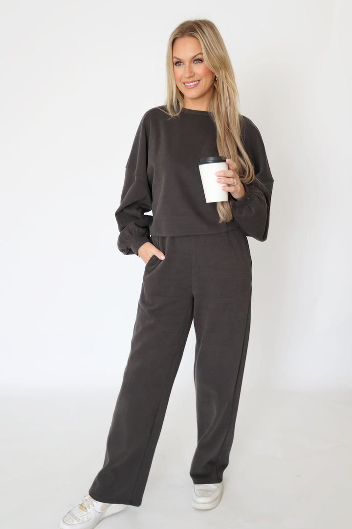 Relaxed Stay Wide Leg Pant