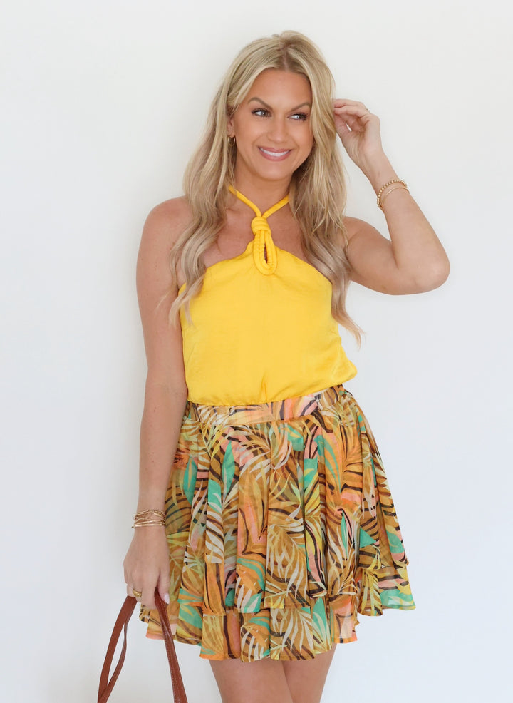 Tropics Mini Skirt
