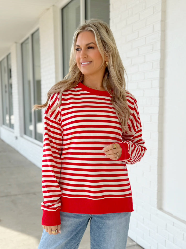 Carter Sweatshirt- Red