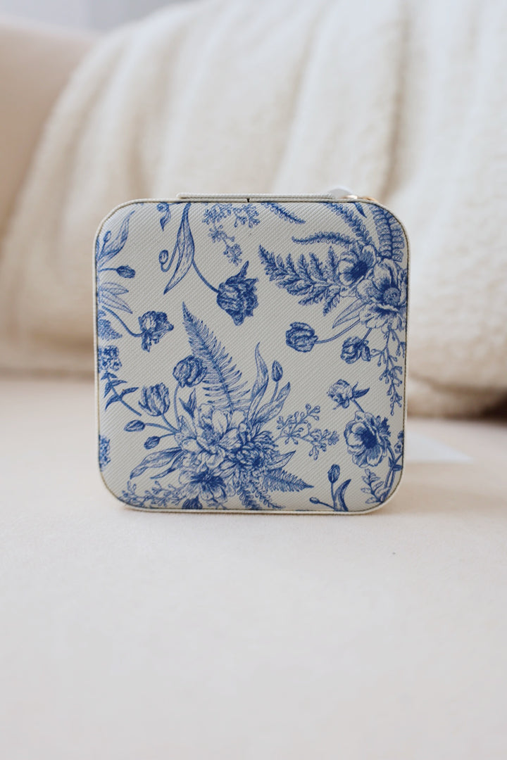 Blue Blossom Jewelry Case