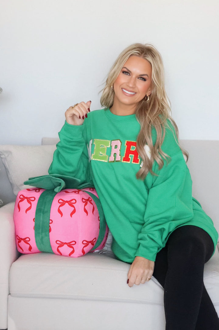 MERRY Chenille Sweatshirt