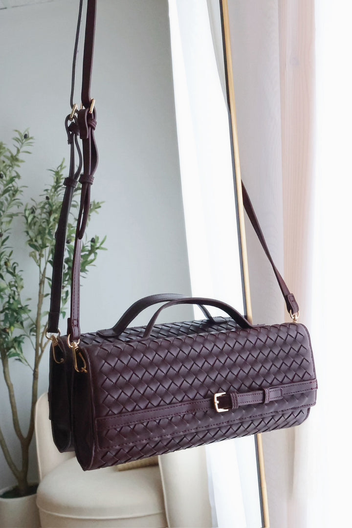 Emerson Handbag- Wine-(FINAL SALE)