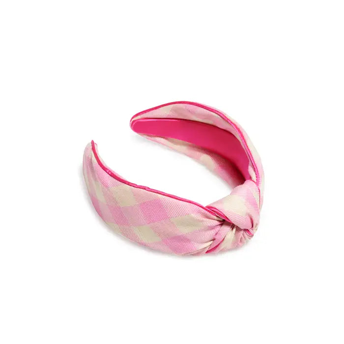 Plaid Knotted Headband