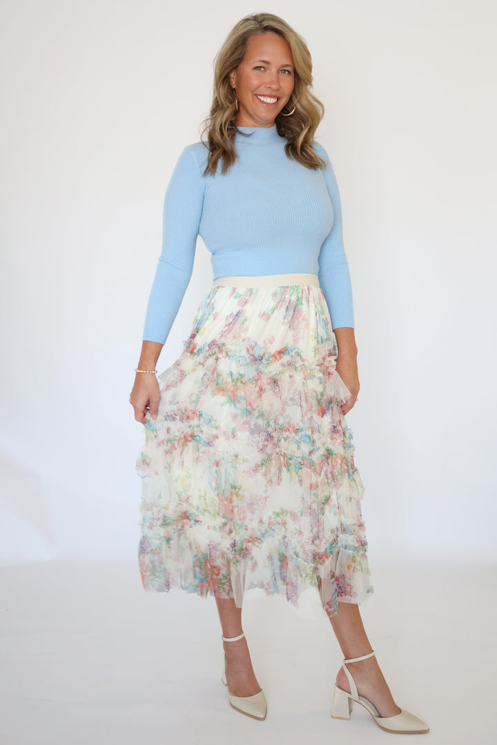 Pleasant Ruffle Skirt