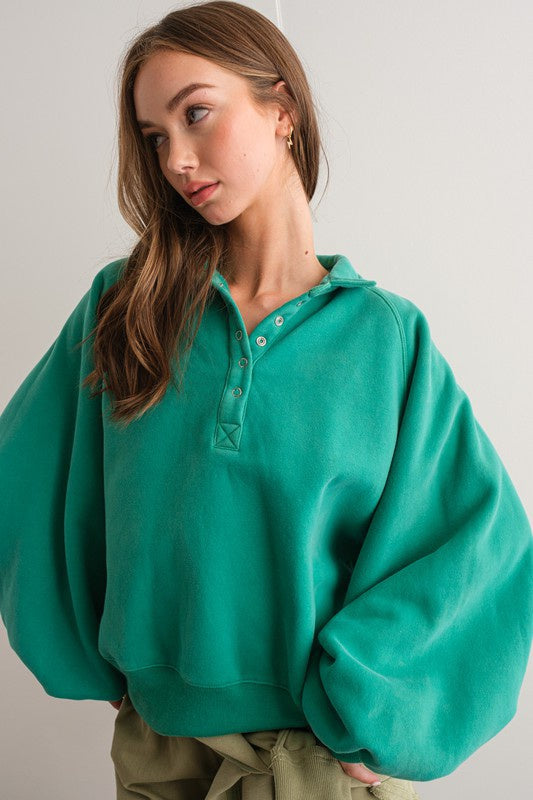 Piper Pullover- Green