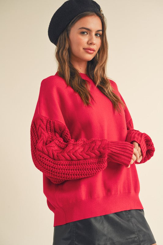 Madeline Sweater - Red