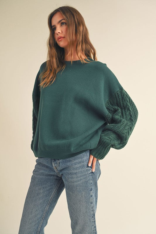 Madeline Sweater - Hunter Green