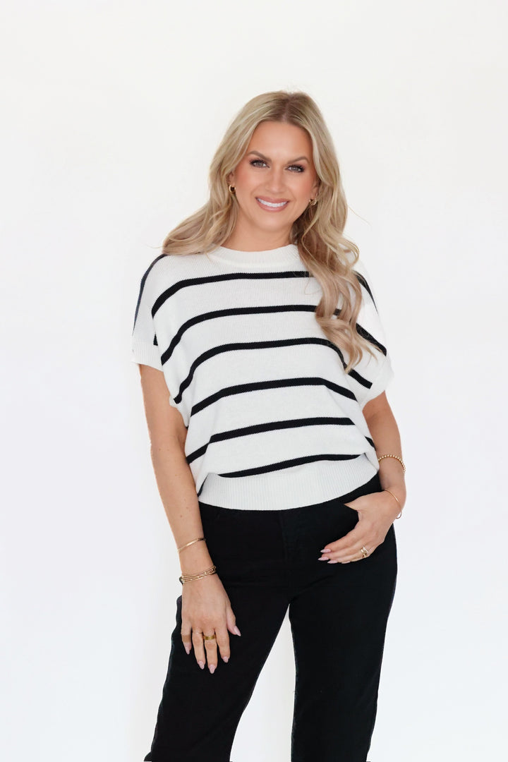 Leslie Stripe Top