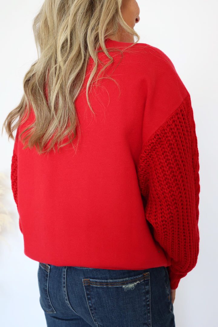 Madeline Sweater - Red