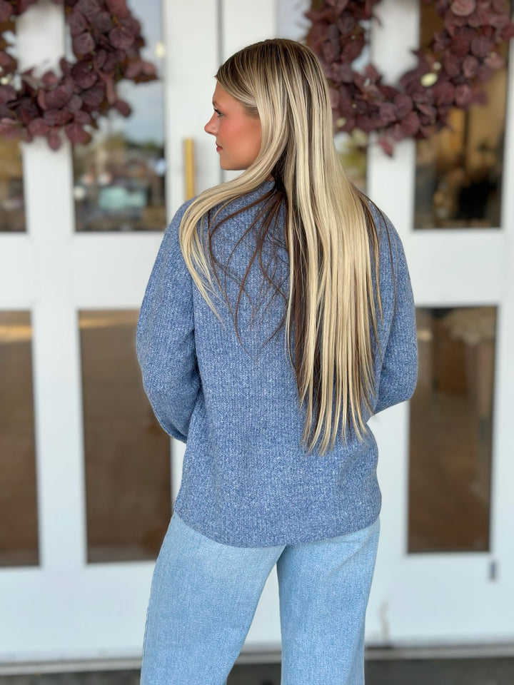 Cherrie Sweater- Indigo