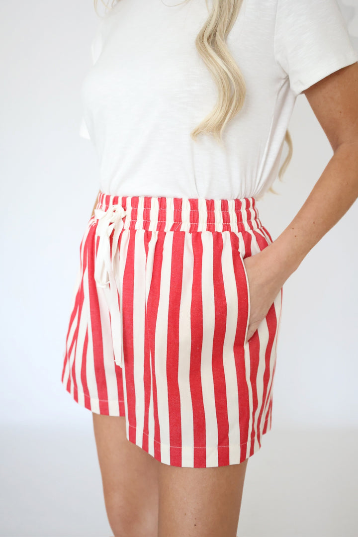 America Striped Shorts