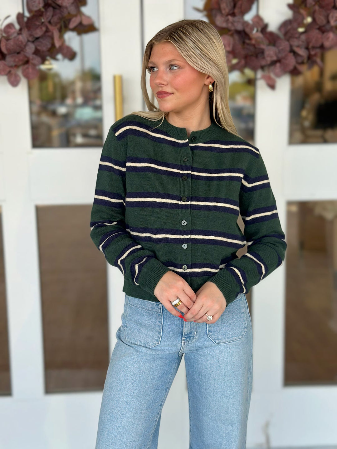 Sessions Cardigan-Green