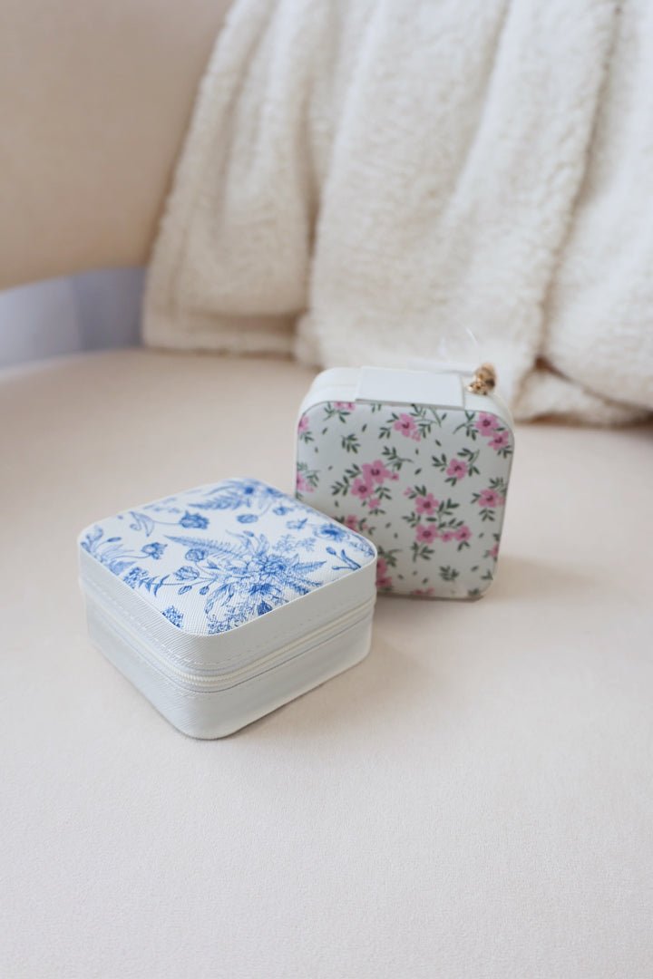 Blue Blossom Jewelry Case