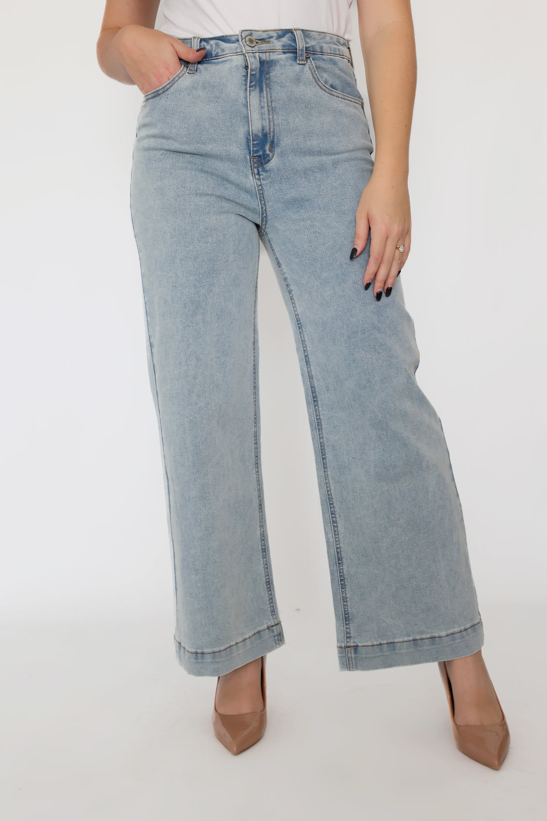 Denver Crop Flare Jeans