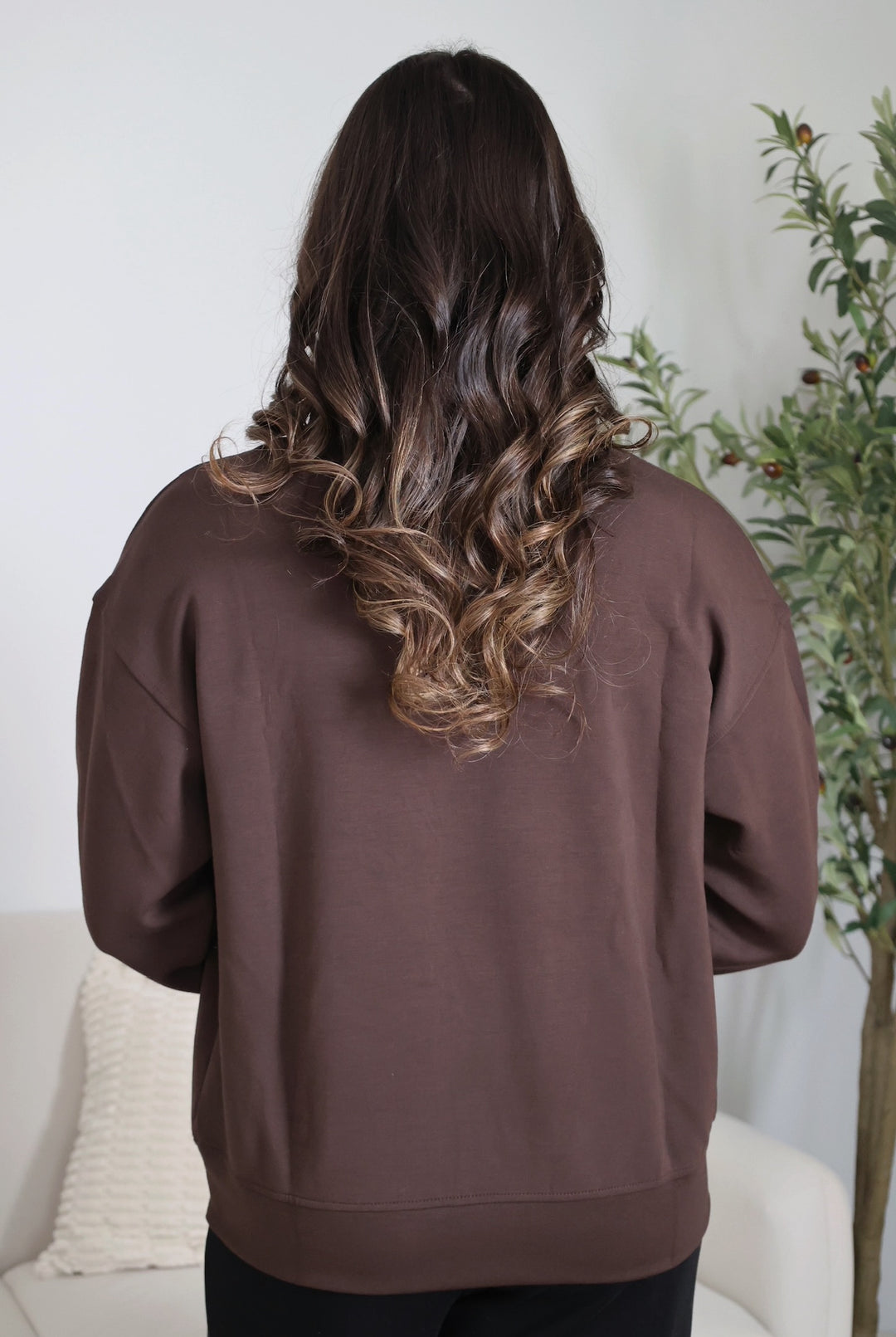 Scuba Luxe Turtleneck- Espresso