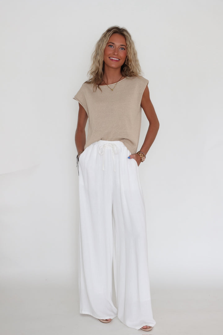 Sugarloaf Pants - White