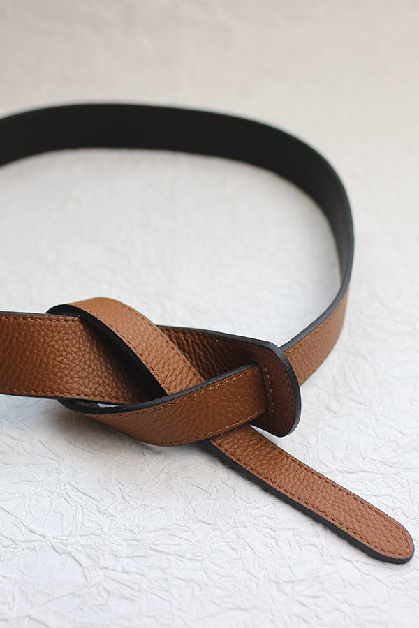 Double Face Leather Belt